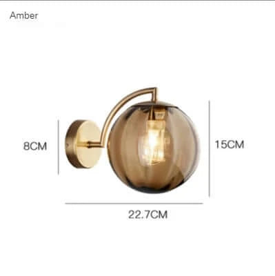 colorful Glass Modern Wall Lamp