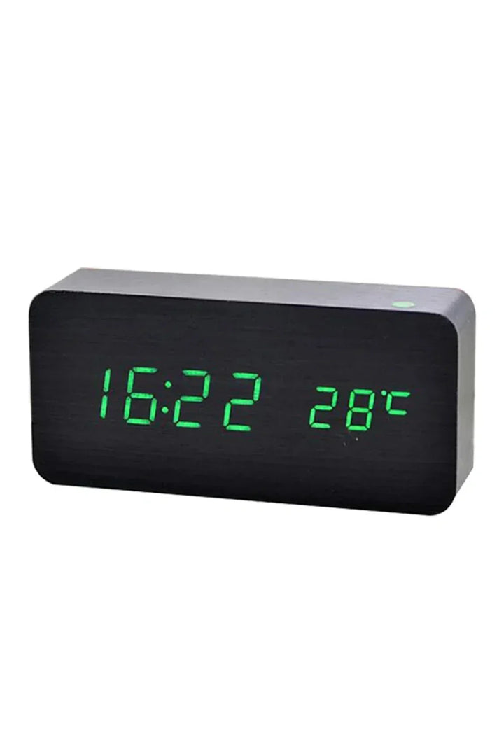 Wood LED Digital Clock