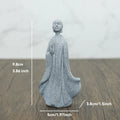 Buddha Stone Statue Small Buddhist Monks Tibetan Buddhism Figures Zen Garden Ornament Meditation Home Aquarium Decoration
