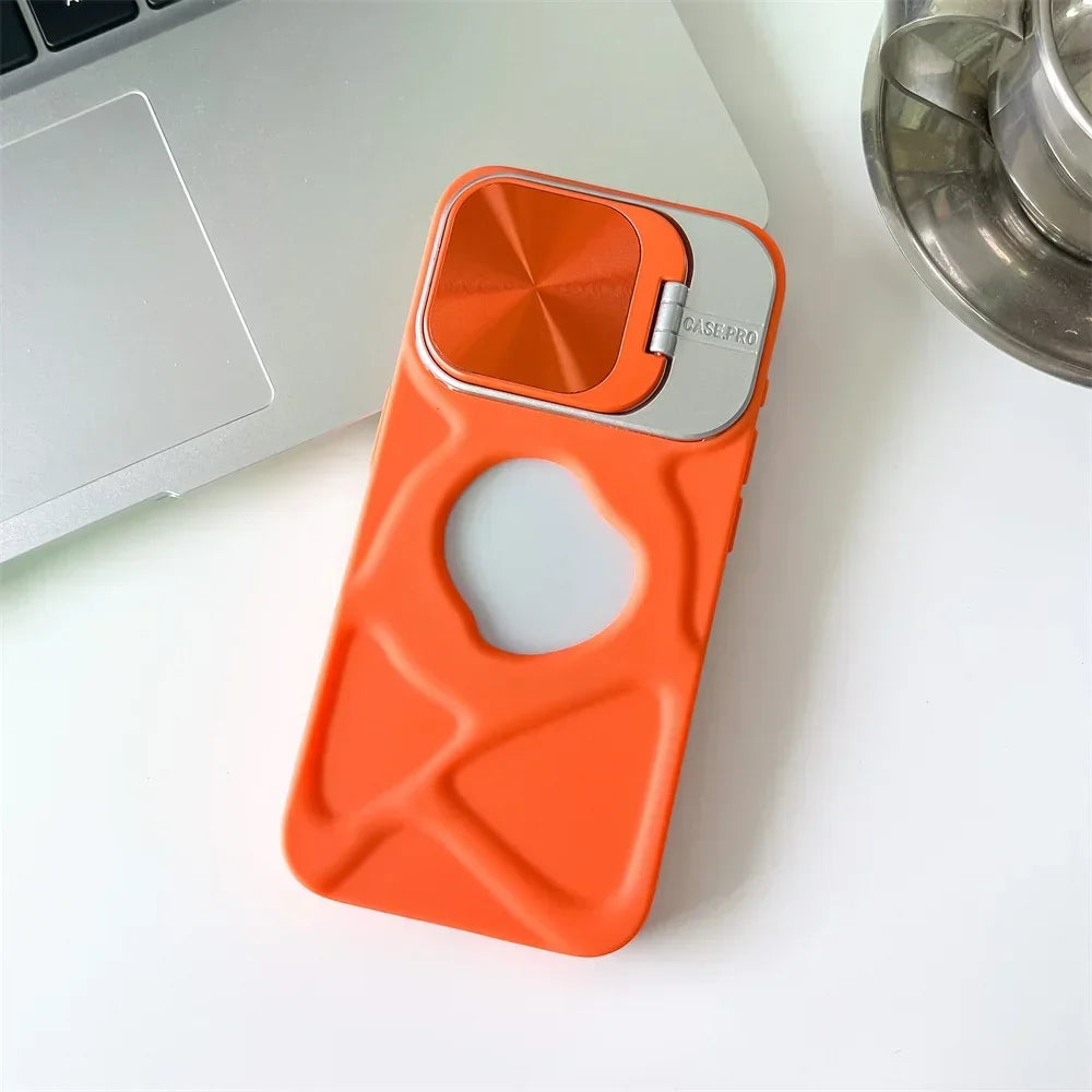 Magsafe Silicone Lens Flip IPhone Case