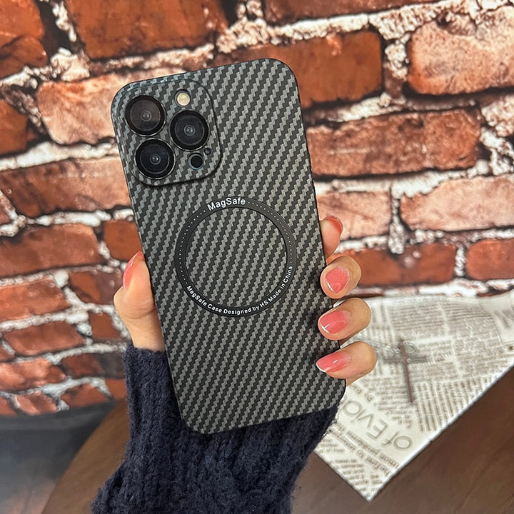 Carbon Fiber Magsafe Magnetic iPhone Case