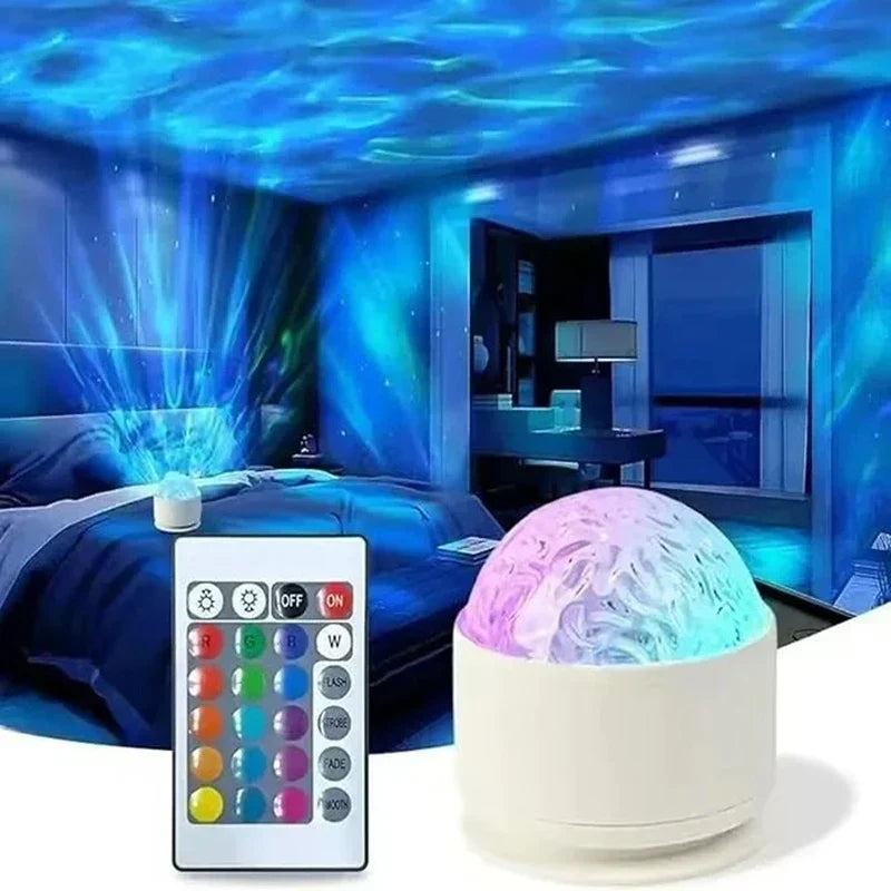 Aurora Projector LumoSky | 16 colors Northern Lights | USB &amp; Remote Control | Relaxing Night Light
