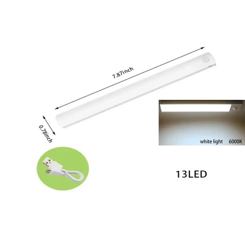 Smart Sensor LED Night Light - Motion-Activated, Dimmable &amp; Rechargeable