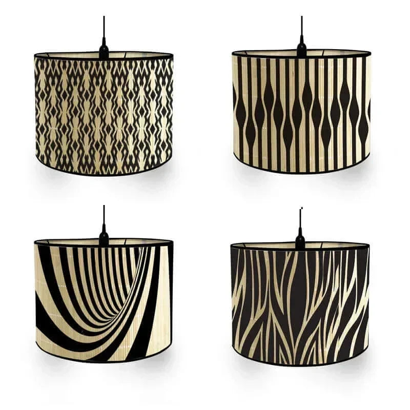 Art Deco Drum Lampshade