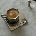 Stainless Steel Coffee Cup and Tray