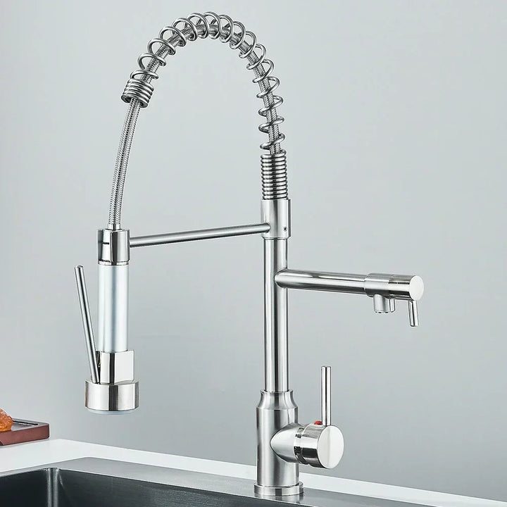 SpringFlow – Kitchen faucet with dual outlet
