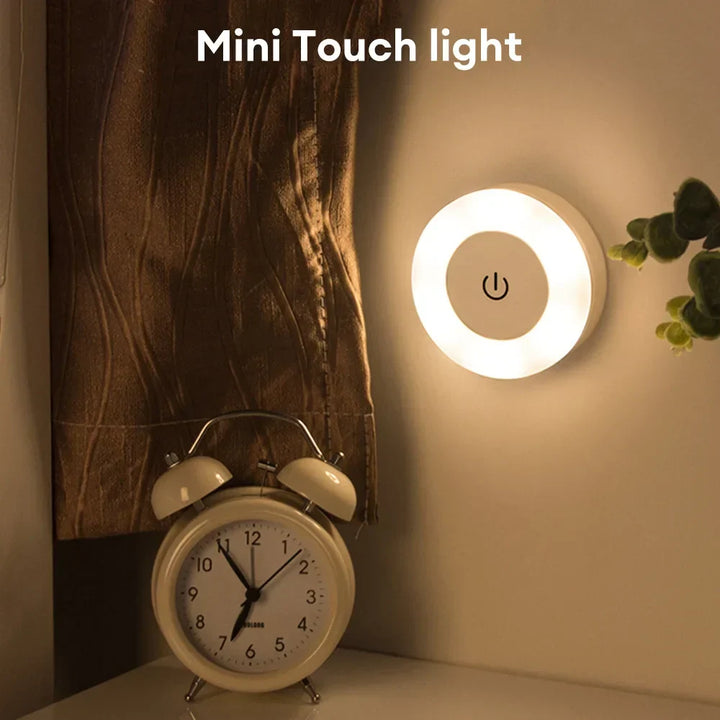 LUMORA Touch LED Night Light | USB Rechargeable | Magnetic &amp; Stepless Dimmable | Warm &amp; Cold Light