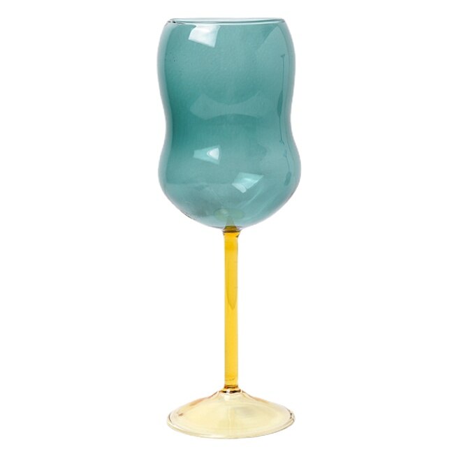2-colored Chubby wine glass