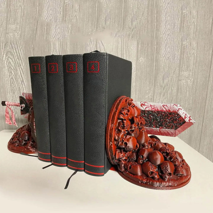 Berserk Bookends Furious Bookends Dragon Hunter Resin Craft Study Art Decorative Ornament Home Desk Bookshelf T4z7