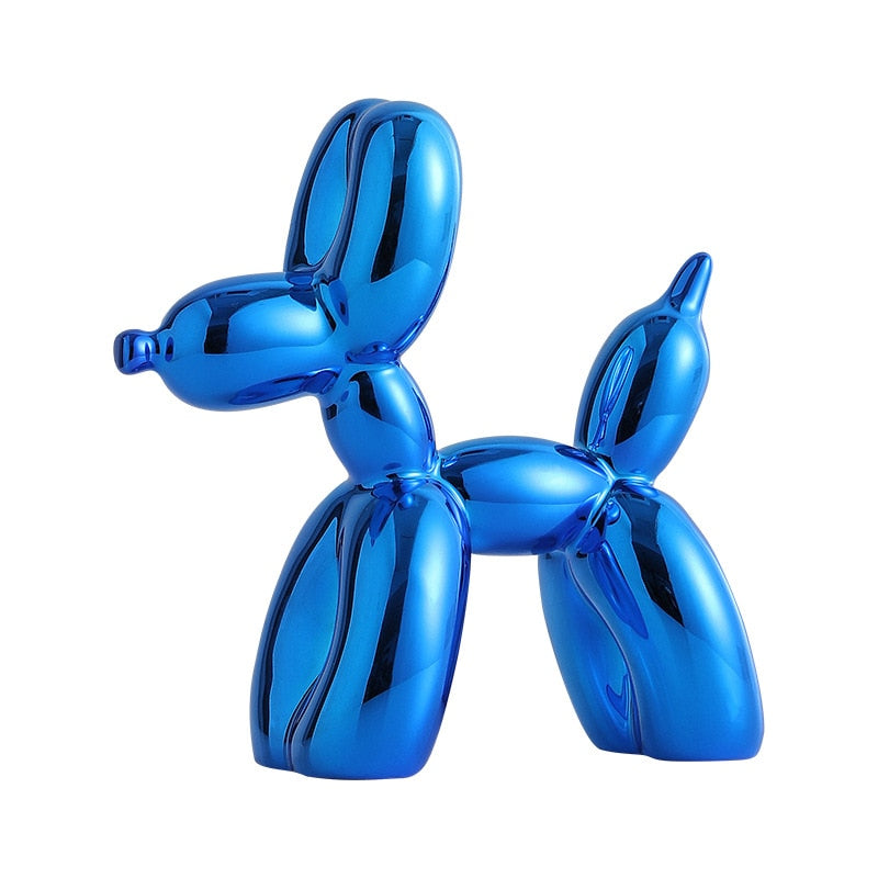 Balloon Dog Sculpture, Balloon Art Statue, Mini Collectible Figure, Home Decor, Resin Figure, Desk Accessories, Room Decoration
