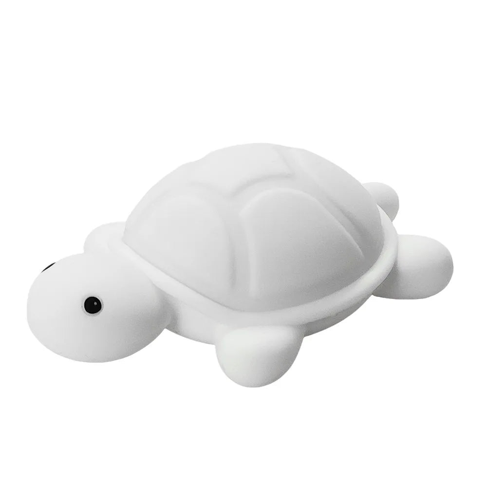 ShellGlow LED Night Light | Cute Turtle | Soft Silicone | color Change &amp; Warm Light | USB-C Rechargeable | 10.2 × 15.8 × 6.1 cm