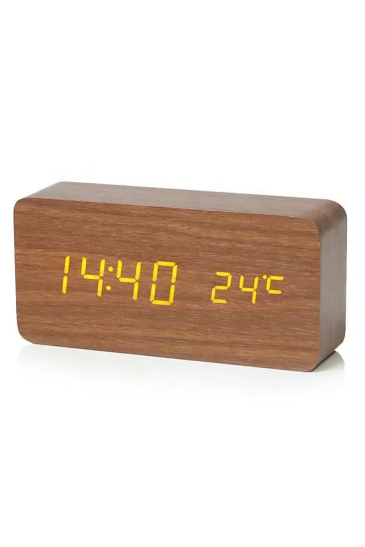 Wood LED Digital Clock
