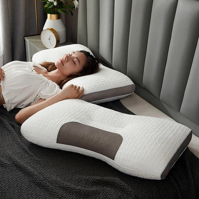 Nestamora | Hybrid Pillow for Back and Side Sleepers - Neck and Shoulder Support Pillow
