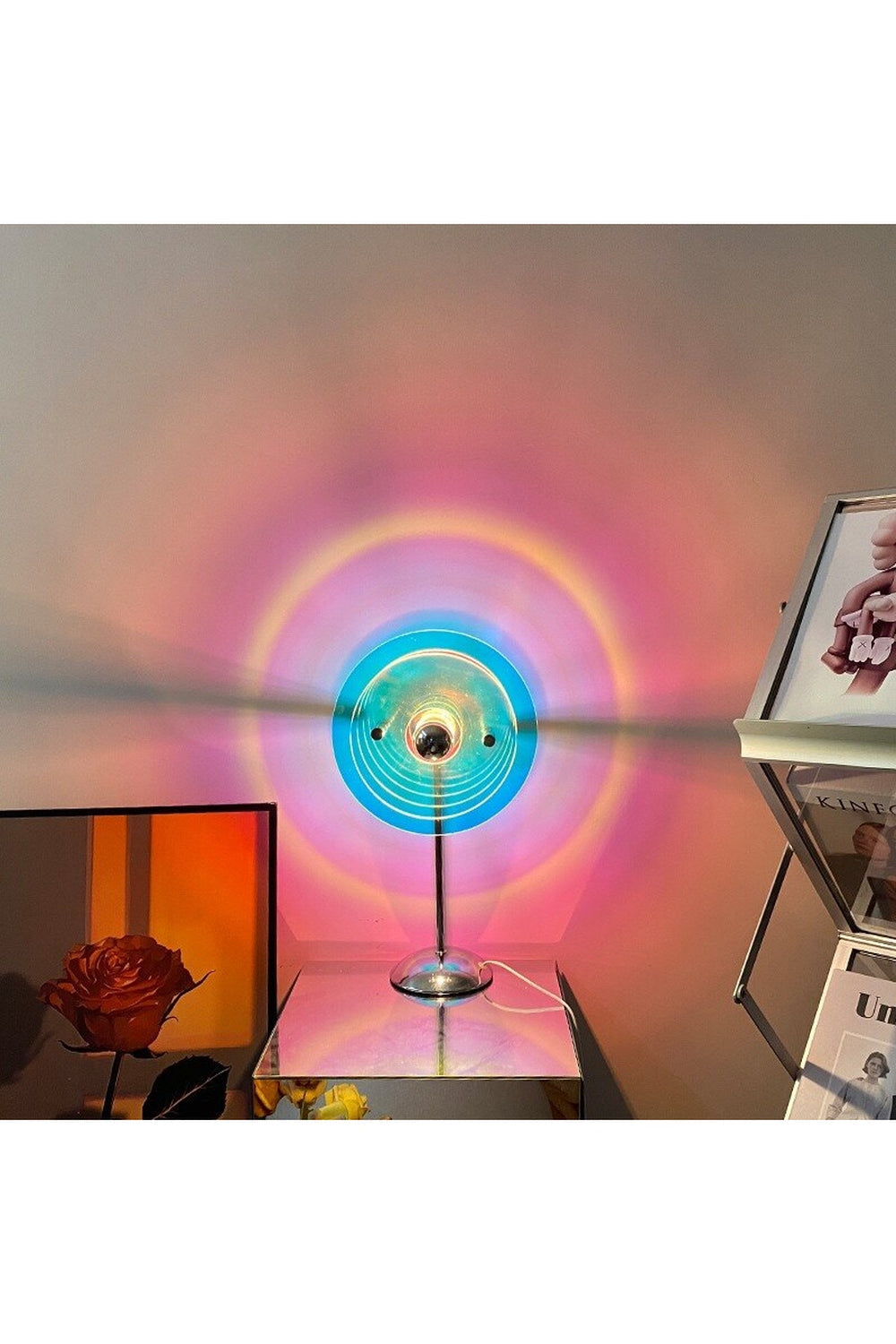 Rainbow projector night light |