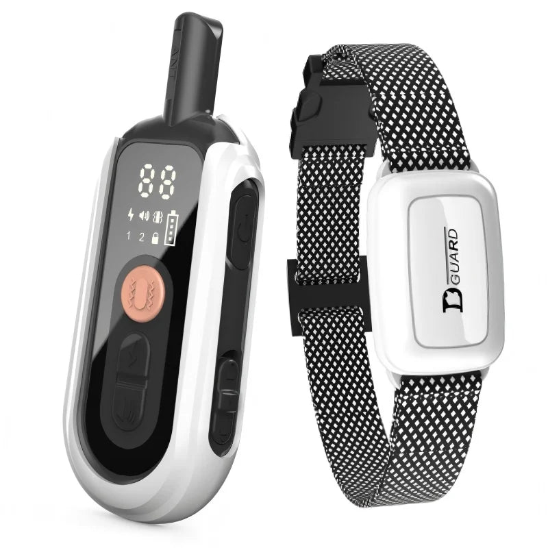 Rechargeable Waterproof Dog Training Collar with Remote &amp; Bark Control – TrainMate