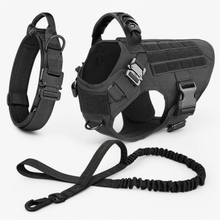 KrachtGrip Dog Harness – Adjustable Tactical Harness for Training &amp; Walks