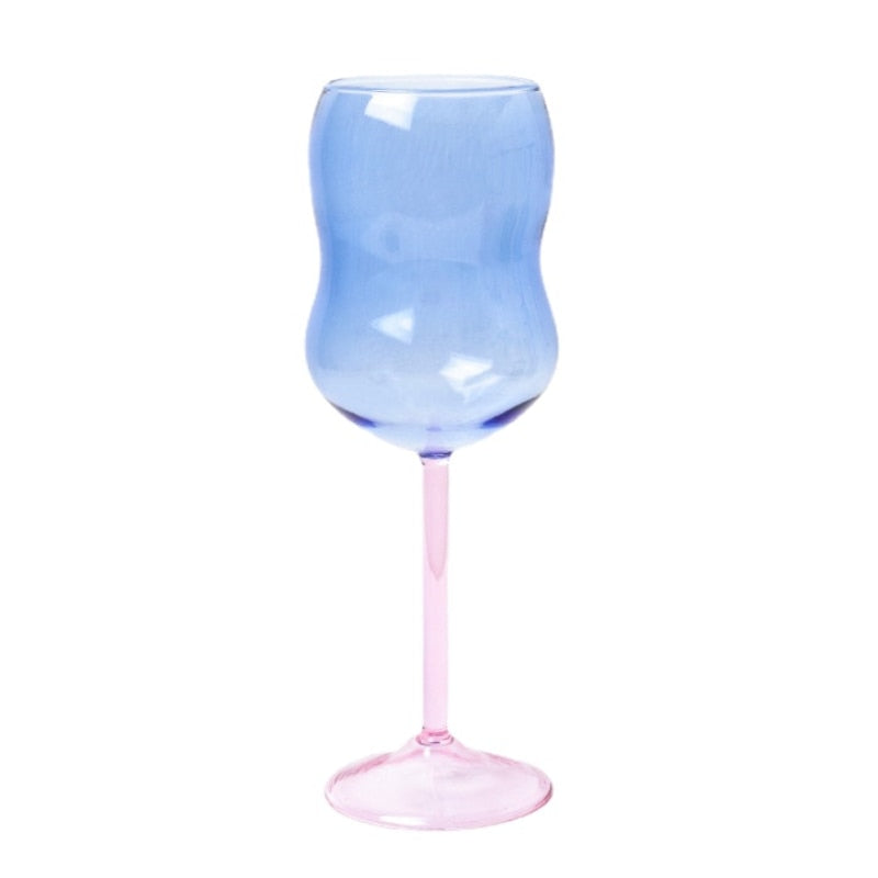 2-colored Chubby wine glass
