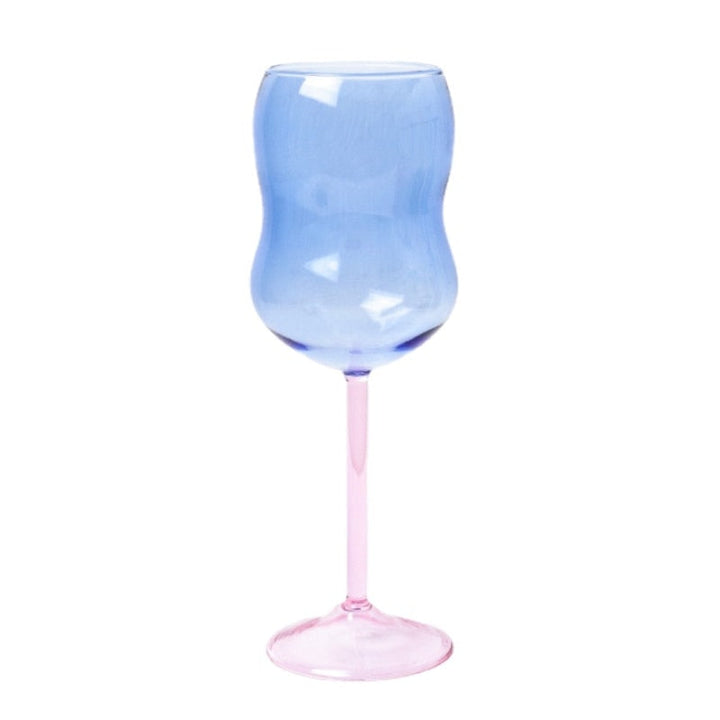 2-colored Chubby wine glass