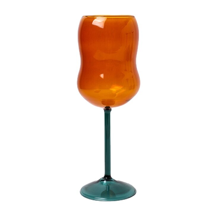2-colored Chubby wine glass