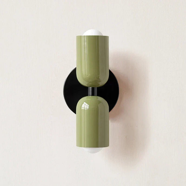 Double Head Wall Lamp Black Base