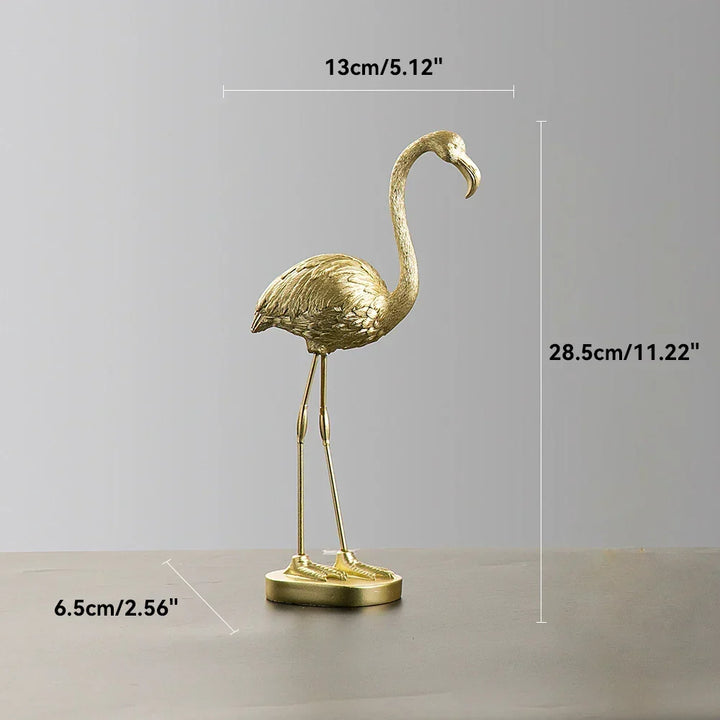 Nordic Flamingo Figurine Figure Statue Sculpture Living Room Office Wedding Party Ornaments Home Decor Decoration Accessories