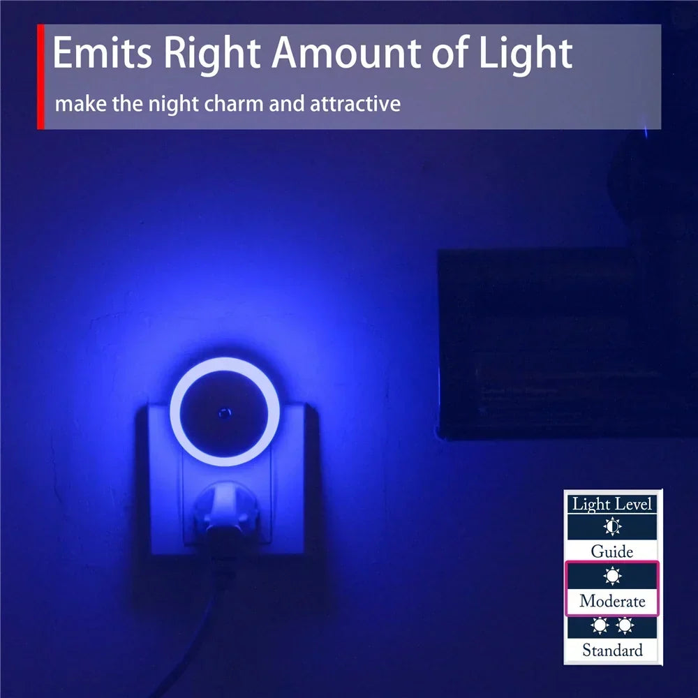 NOXORA LED night light | Twilight sensor &amp; automatic dimming | Plug-in light | Warm white