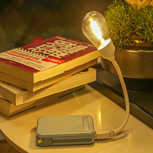 USB LED Rotating Night Light – Flexible Reading Light for On-the-Go |