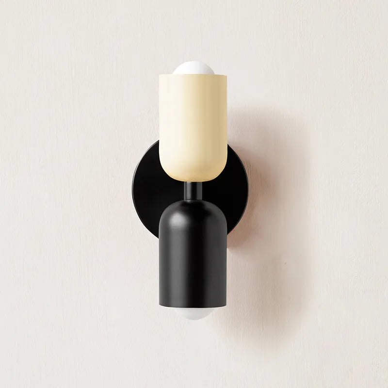 Double Head Wall Lamp Black Base