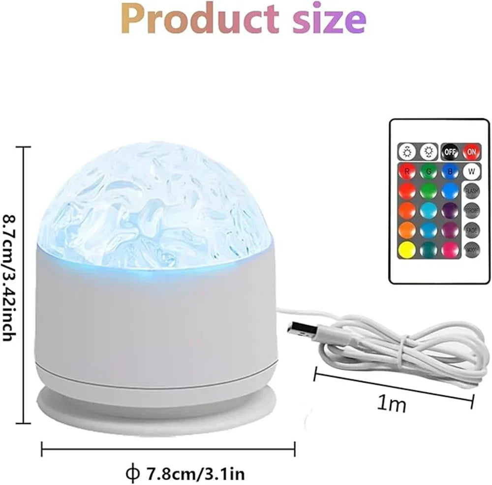 Aurora Projector LumoSky | 16 colors Northern Lights | USB &amp; Remote Control | Relaxing Night Light