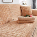 Cozy Soft Thick Plush Non-Slip Sofa Cover |