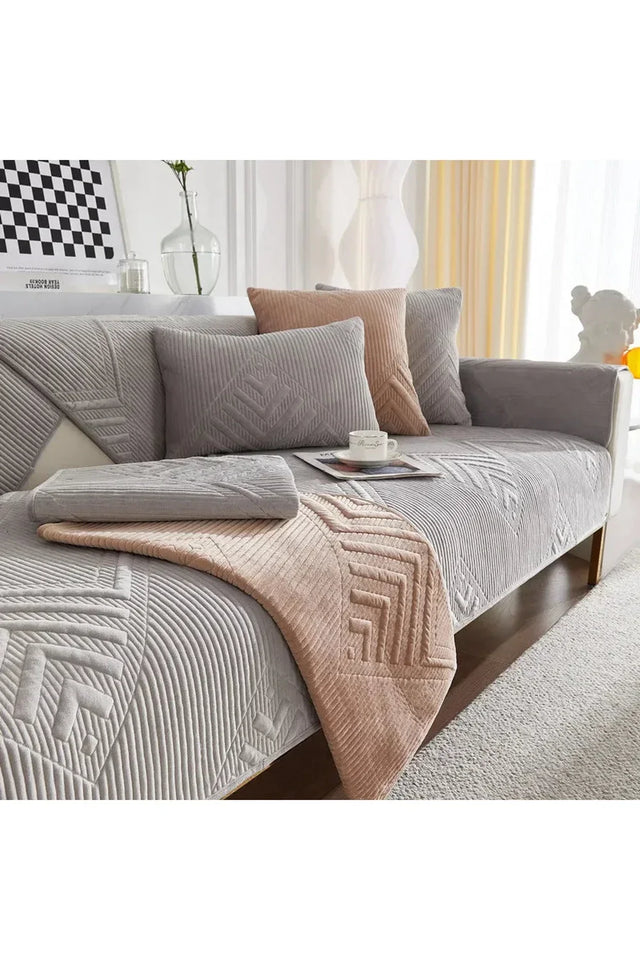 Soft Quilted Sofa Cover |