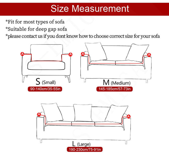 Modern Non-slip colourful Elastic Sofa Cover