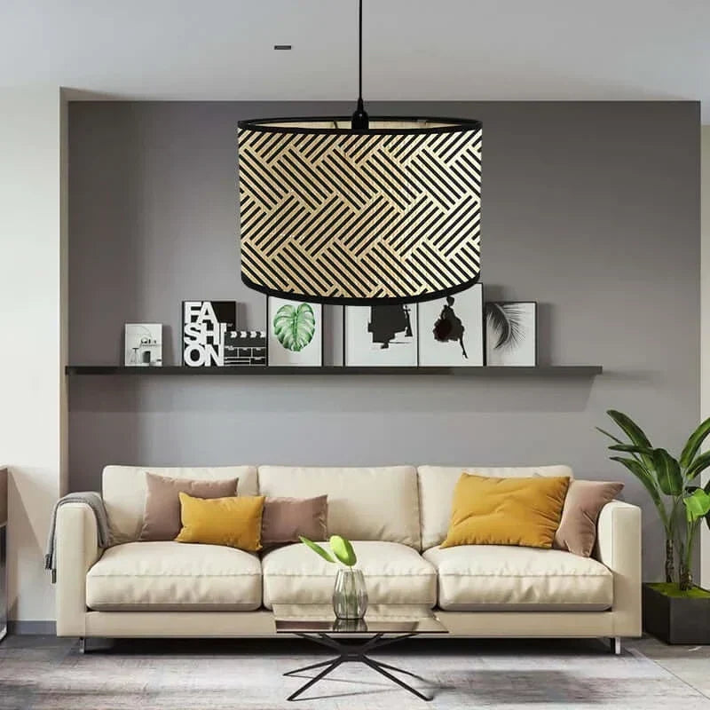 Art Deco Drum Lampshade