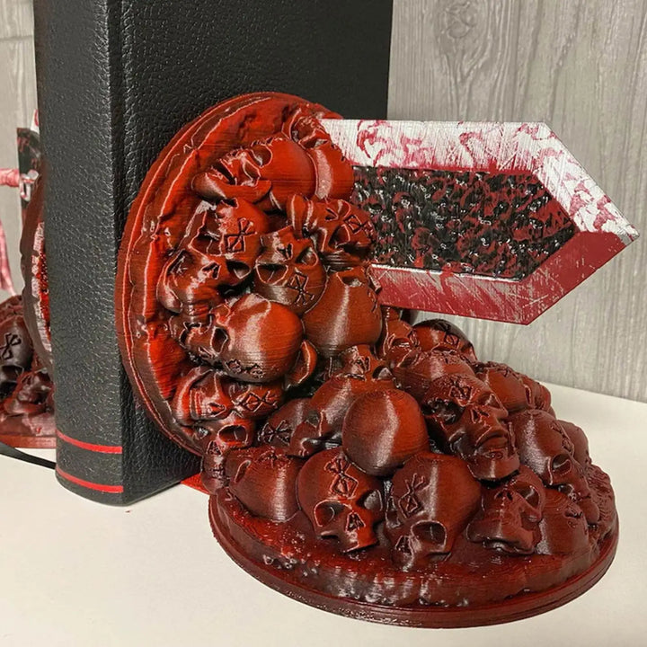 Berserk Bookends Furious Bookends Dragon Hunter Resin Craft Study Art Decorative Ornament Home Desk Bookshelf T4z7