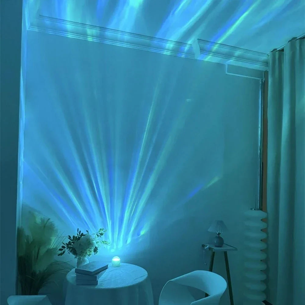 Aurora Projector LumoSky | 16 colors Northern Lights | USB &amp; Remote Control | Relaxing Night Light
