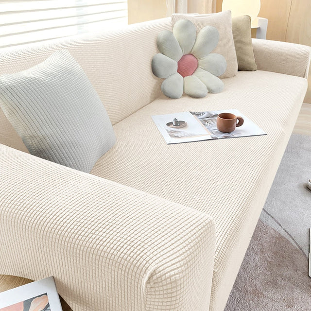 FlexiCover Elastic Sofa Cover – Protection Cover for Corner Sofas and Standard Sofas
