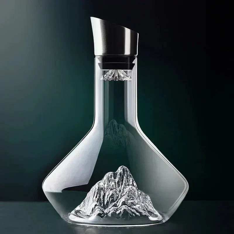 1500ml Iceberg Decanter Creative Lead-Free Crystal Material Luxury High-Quality Home Red Wine Distributor Decanter Wine Jug