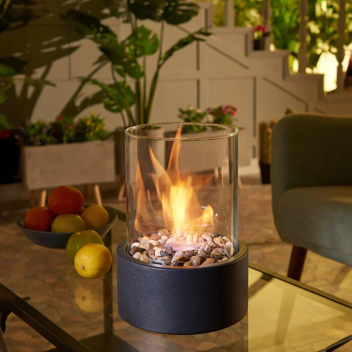 Portable fire bowl for a cozy atmosphere | Elegant &amp; modern table fire bowl - Shakti