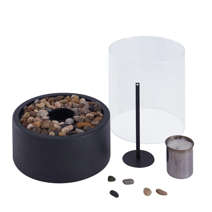 Portable fire bowl for a cozy atmosphere | Elegant &amp; modern table fire bowl - Shakti