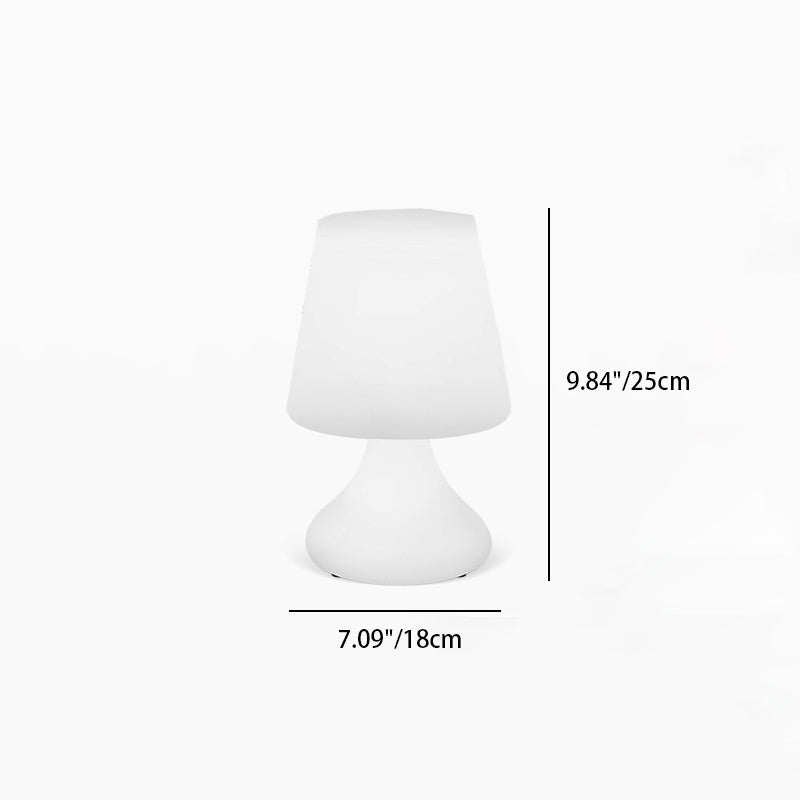 Modern Minimalist PE Cup Shape USB LED Table Lamp Night Light For Outdoor Patio |