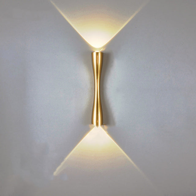 Modern Simple Long Horn 2-Light LED Indoor and Outdoor Wall Light