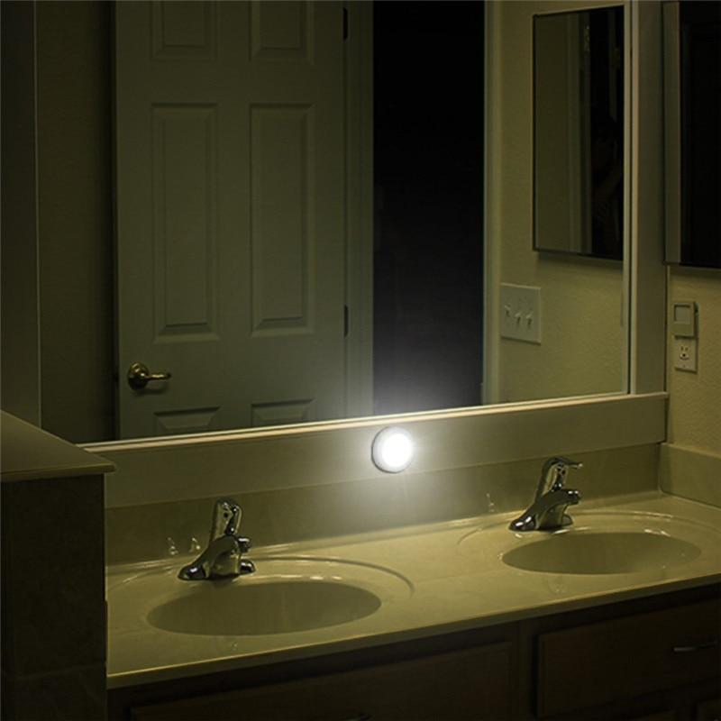 IcoolGadgets Infrared PIR Motion Sensor 6 Led Night Light Wireless Detector Light Wall Lamp Light Auto On/Off Closet Battery Power