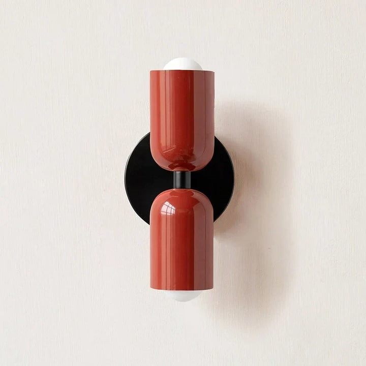 Double Head Wall Lamp Black Base