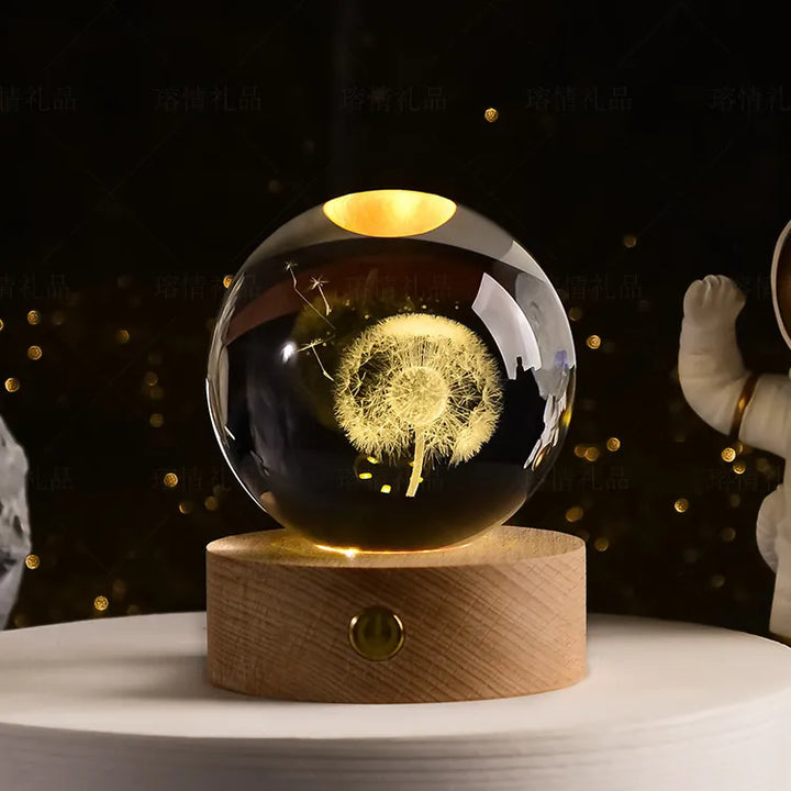 Glowing 3D Crystal Night Lights – Unique Gifts for All Occasions