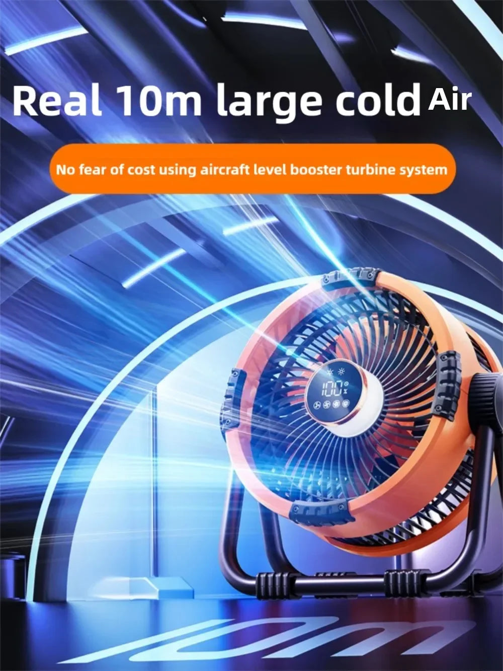 AEROLIA NightCool | 4-in-1 Fan &amp; Night Light | 20000mAh Battery | Usable Hanging &amp; Standing