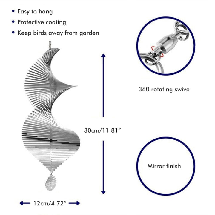Rotating Wind Spinners: Nordic Garden Decoration