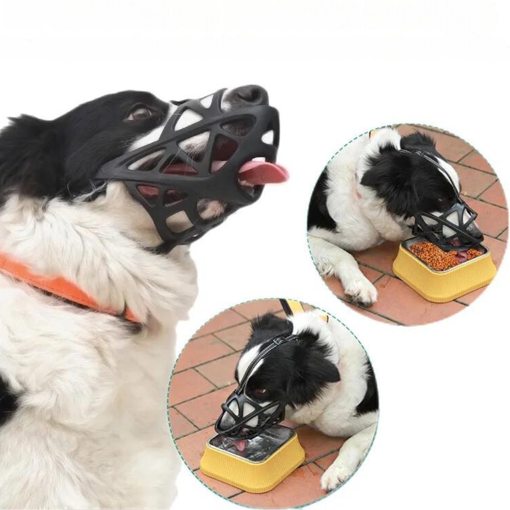 SafeBark Dog Muzzle – Effective Anti-Bite and Anti-Bark Solution, Breathable and Comfortable |