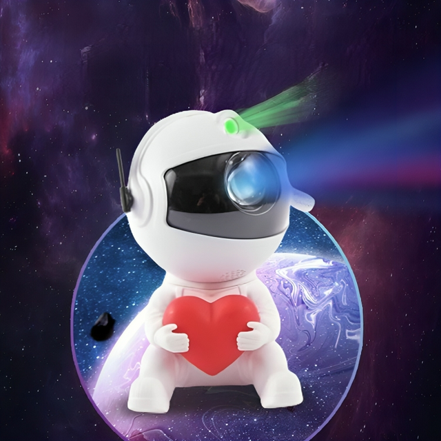 Love Astronaut Galaxy Night Light Projector |
