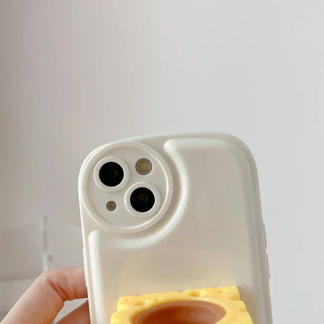 Cheese Lover Mouse iPhone Case