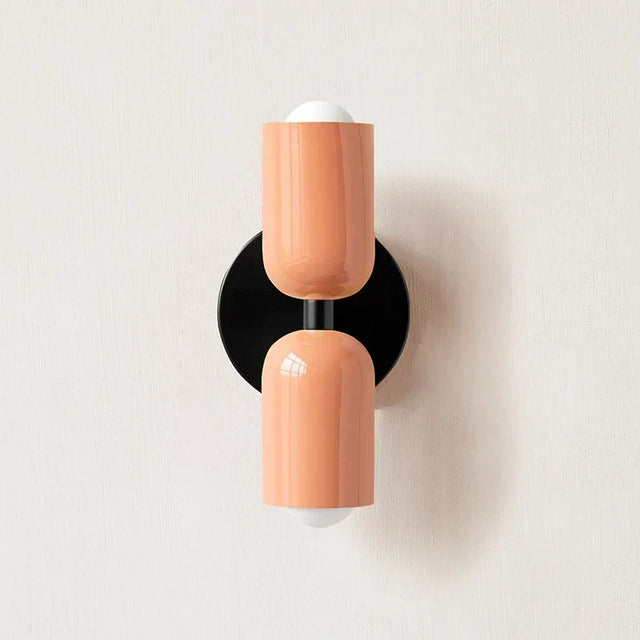 Double Head Wall Lamp Black Base